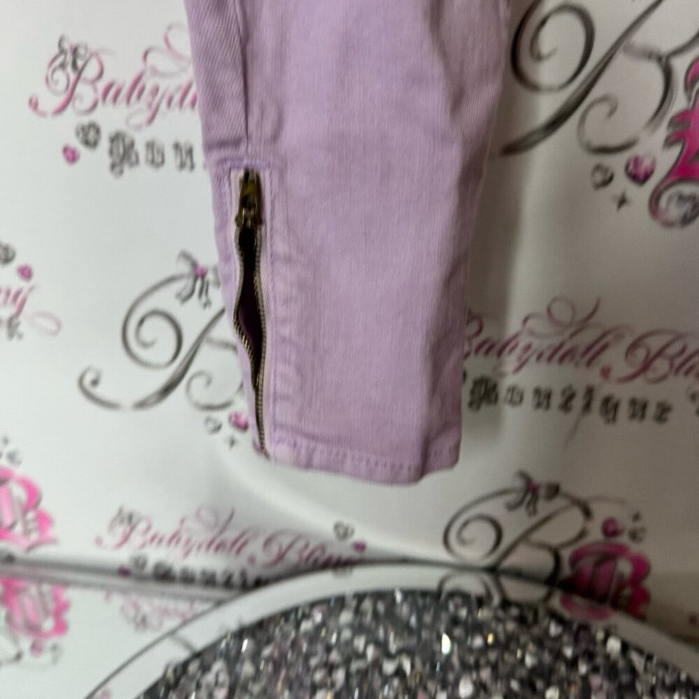 American Eagle Outfitters Light Purple Skinny Jeans pastel lavender - Picture 4 of 8